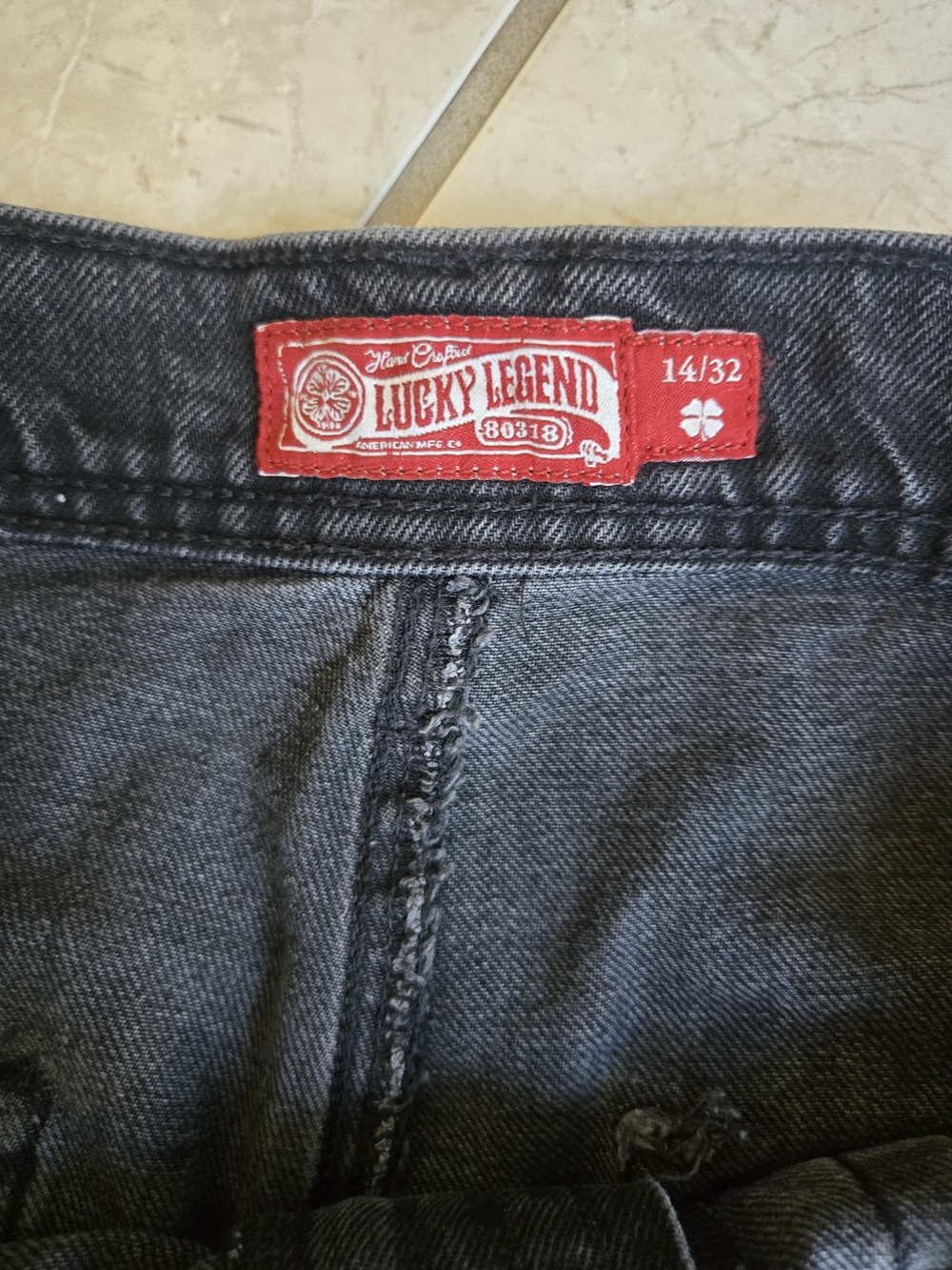 Lucky Brand High-Rise Wide Leg Jeans in Washed Black - Picture 4 of 6